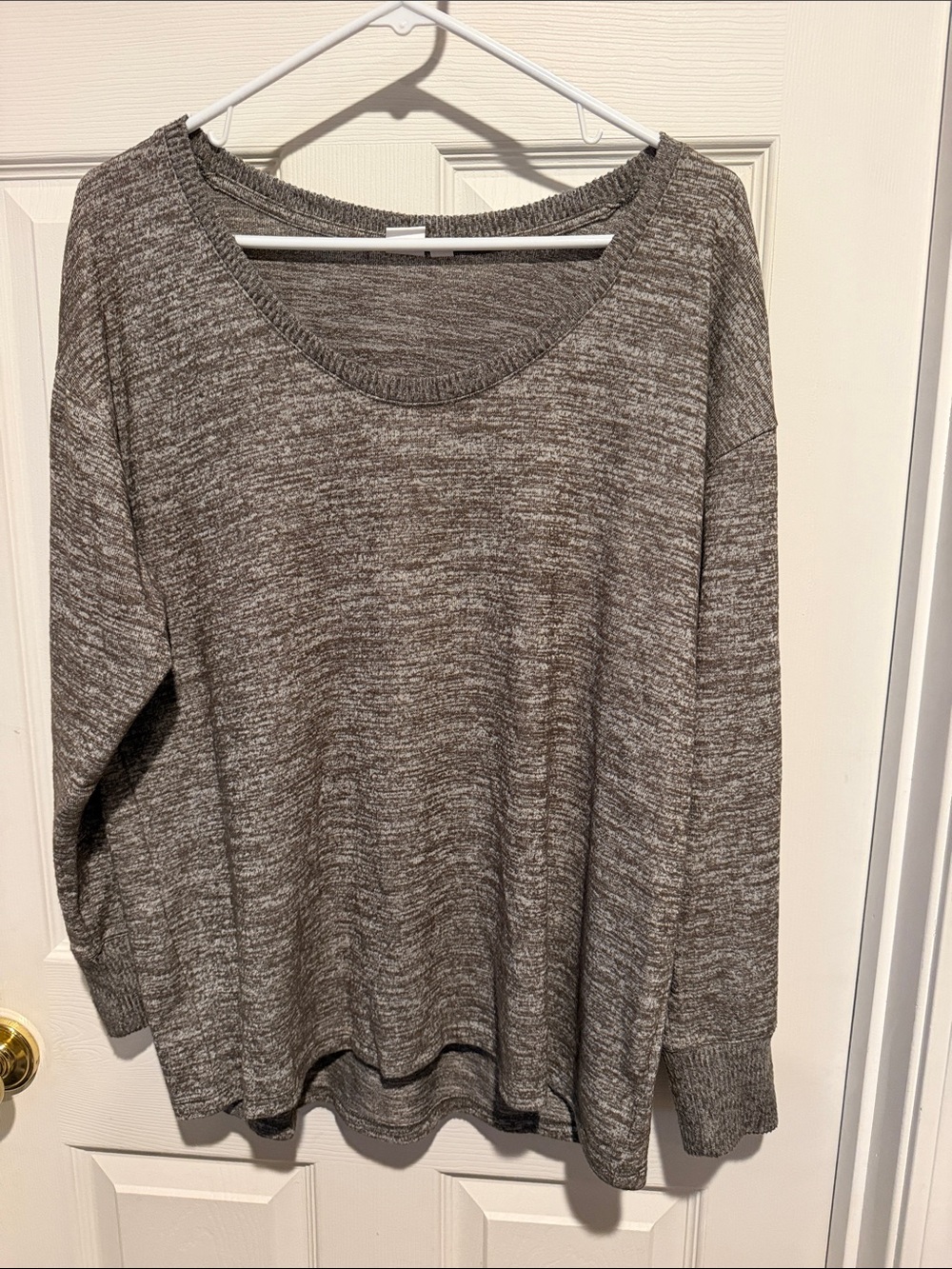 GAP Marled Scoop Neck Pullover